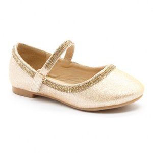 Adorababy Champagne Rhinestone Mary Jane